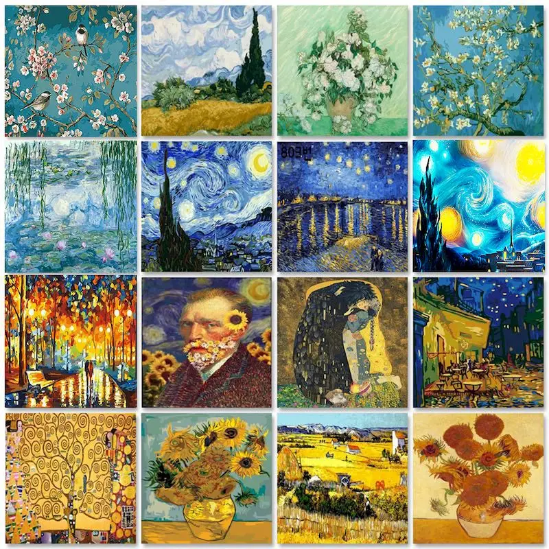 Hommage à Van Gogh — kit paysage post-impressionniste